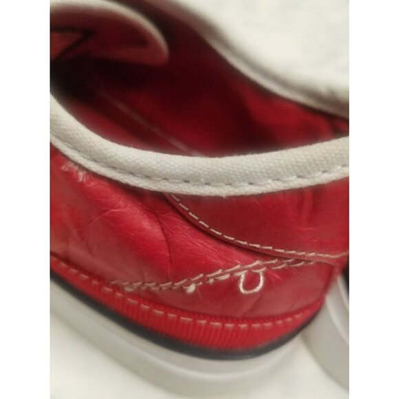 womens fila sneakers size 6.5 Red Synthetic  Material ‎ On The Outside. Rare! - Picture 12 of 12